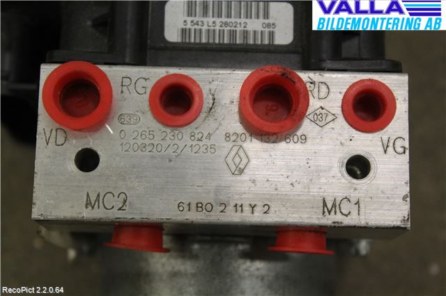 Renault KANGOO II 08-14 Abs Hydraulaggregat