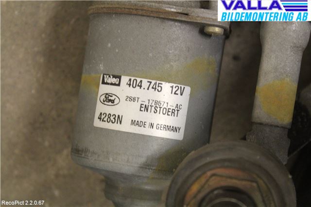 Ford FIESTA     02-05 Torkarmotor Vindruta