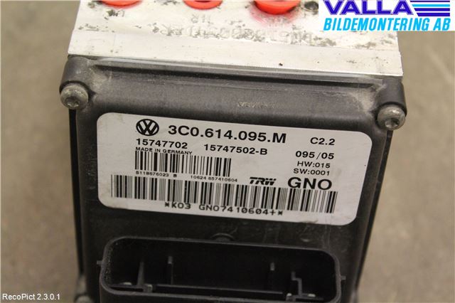 Volkswagen VW PASSAT 05-11 Abs Hydraulaggregat