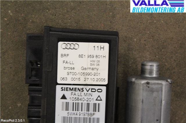 Audi A4/S4 05-07 Fönsterhissmotor