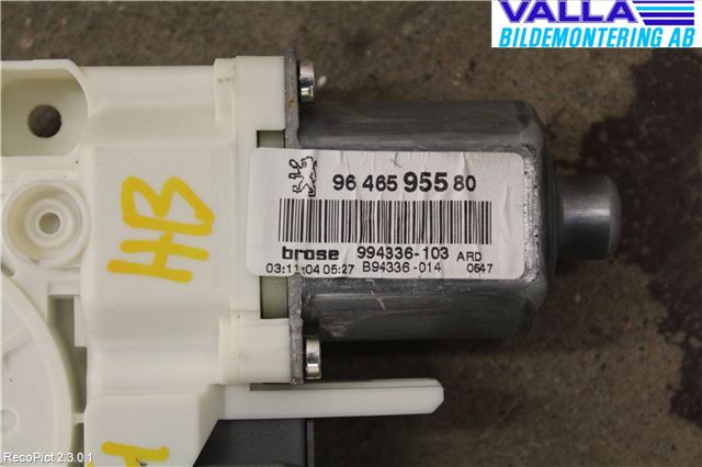 Peugeot 407 Fönsterhissmotor