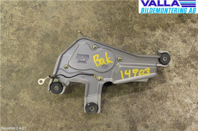 Toyota COROLLA VERSO 04-07 Torkarmotor Baklucka