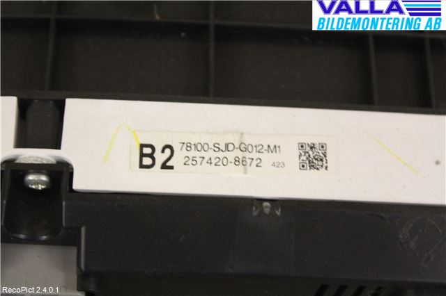 Honda FR-V Instrument Komb