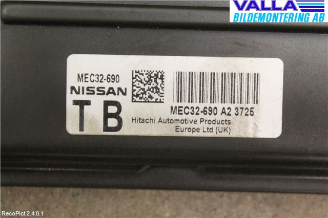 Nissan PRIMERA 02-07 Styrenhet Insprut Bensin