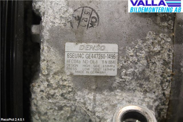 Toyota AURIS 10-12 Ac Kompressor