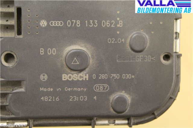 Audi A4/S4 01-05 Injspjällhus