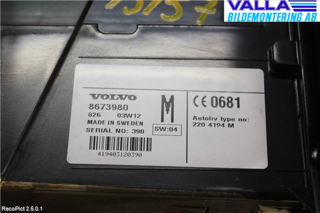 Volvo V70 00-04 Telefon