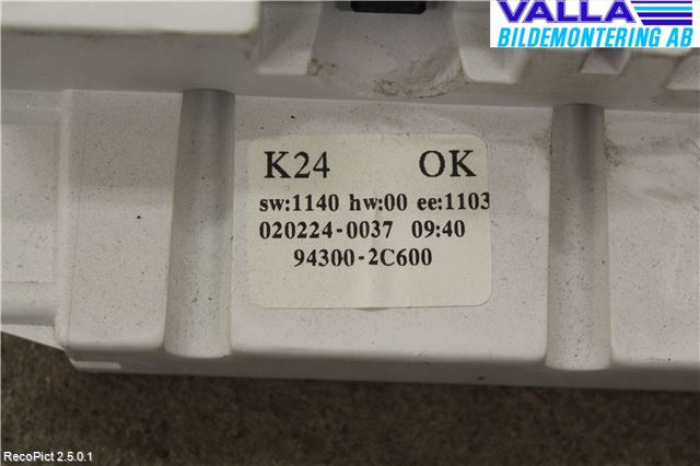 Hyundai COUPÉ Instrument Övrigt