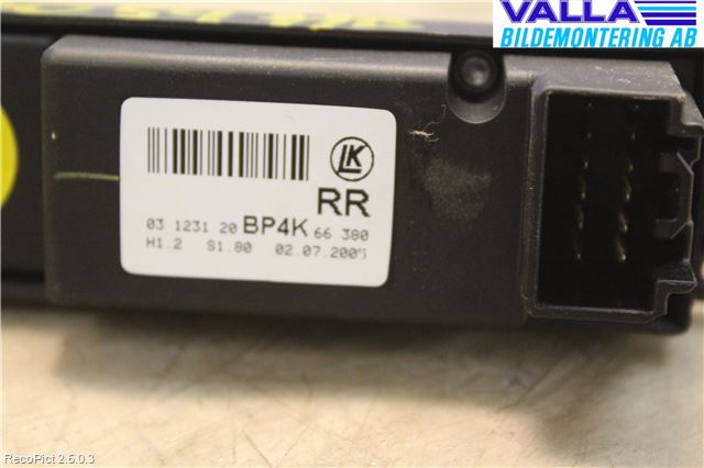 Mazda 3 I 03-06 Strömställare Elhiss