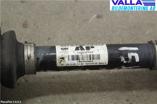Opel INSIGNIA 09-16 Drivaxel Fram Vänster