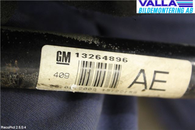 Opel INSIGNIA 09-16 Krängningshämmare Bak