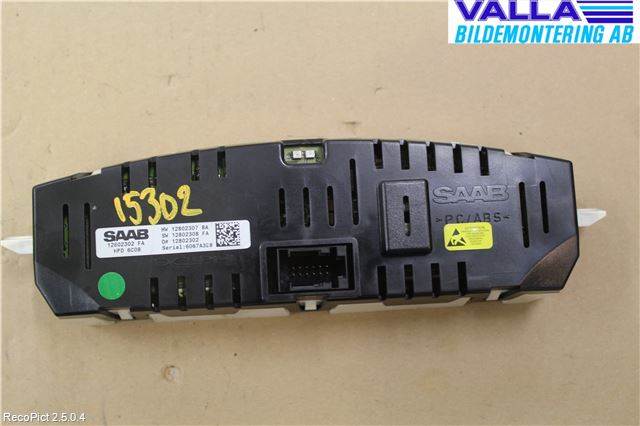 Saab 9-3 VER 2 Kontrolldisplay
