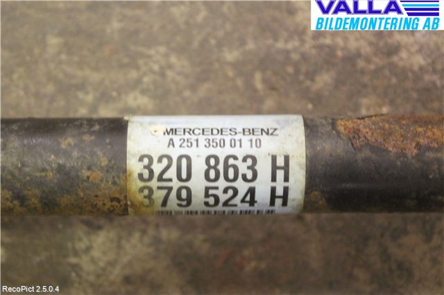 Mercedes-Benz MB R-KLASS (W251) 05-13 Drivaxel Bak Vänster