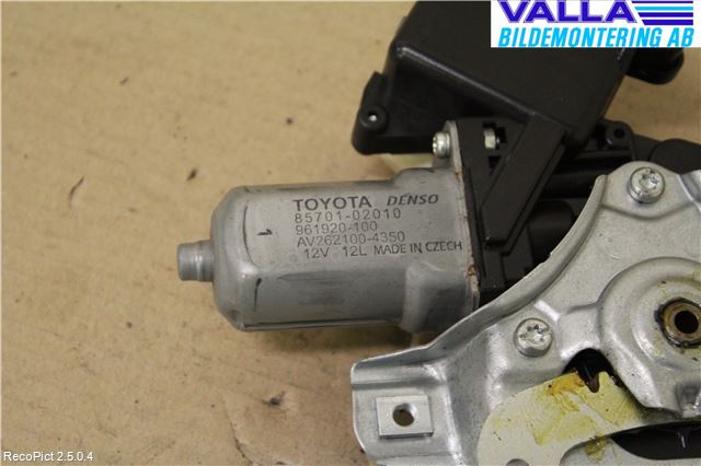 Toyota AURIS 10-12 Fönsterhiss El Kompl
