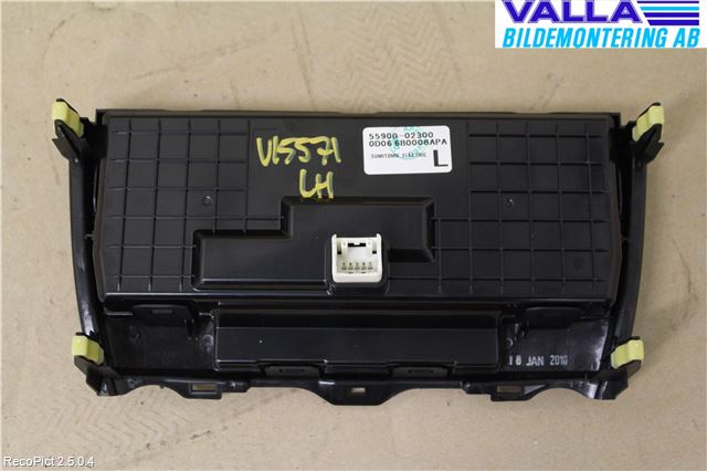 Toyota AURIS 10-12 Värmereglage