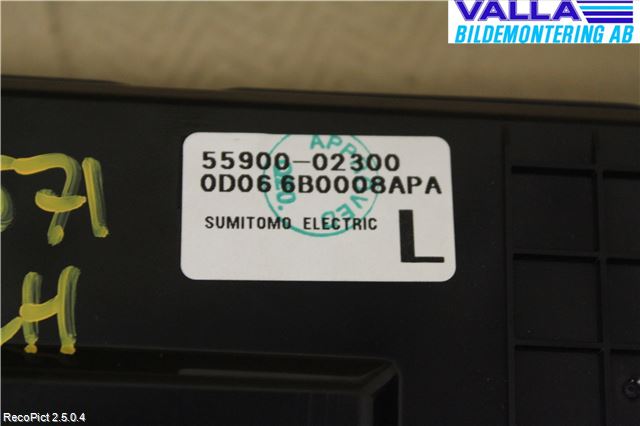 Toyota AURIS 10-12 Värmereglage