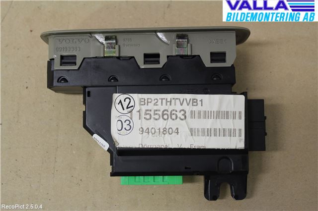 Volvo V70 05-08 Strömställare Elhiss