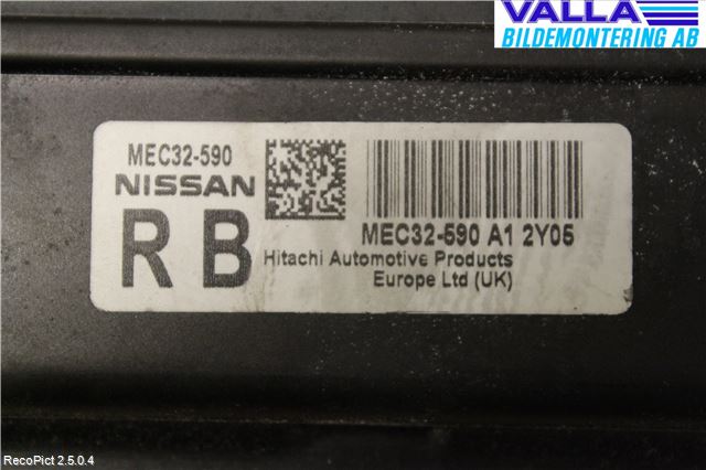 Nissan PRIMERA 02-07 Styrenhet Insprut Bensin