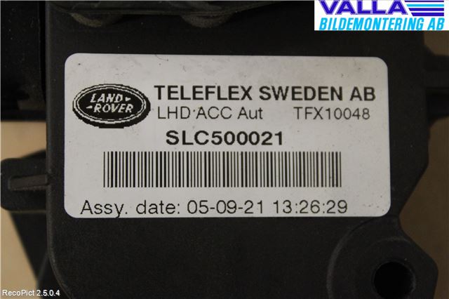 Landrover RANGE ROVER SPORT (L320) 05-09 Gaspedal