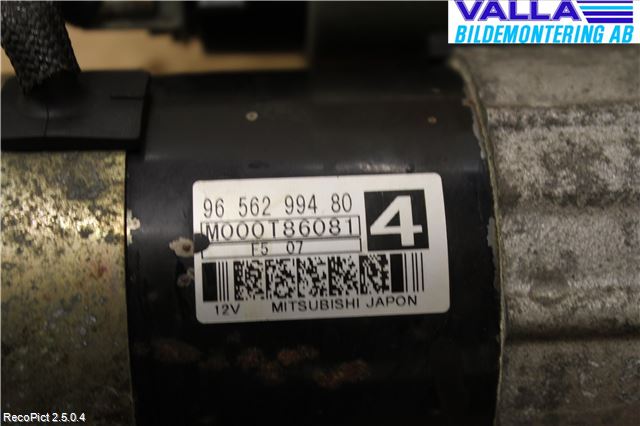 Citroen C5     05-08 Startmotor