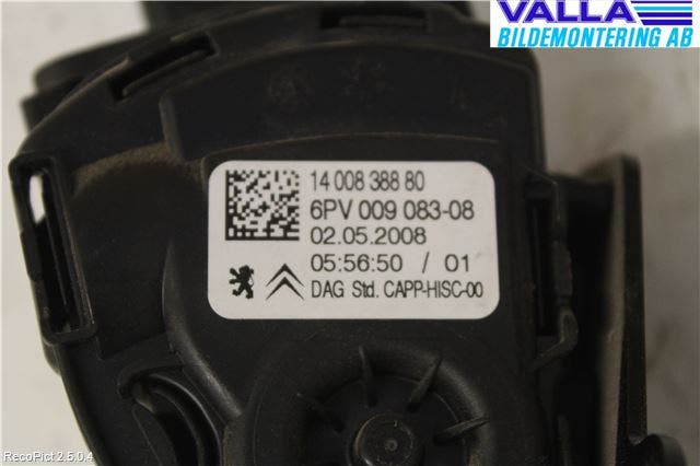 Fiat SCUDO 07-16 Gaspedal
