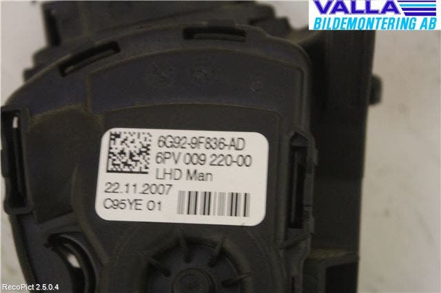 Volvo S80 07-13 Gaspedal