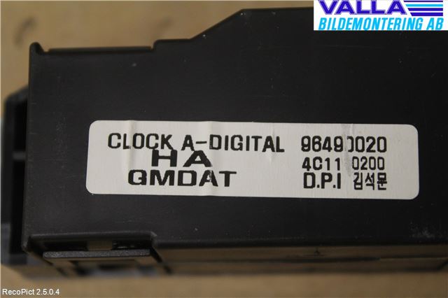 Daewoo LACETTI Instrument Klocka