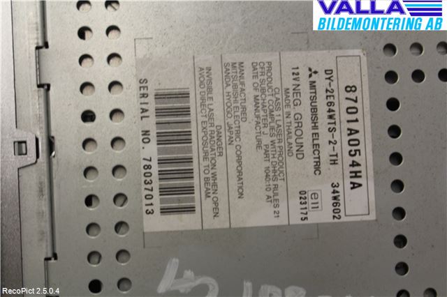 Mitsubishi L200 06-15 Cd Radio - Multimediapanel