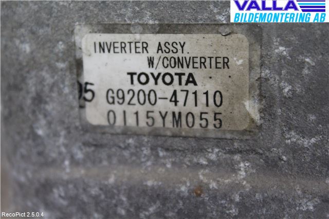 Toyota PRIUS NWH20 04-08 Hybridconverter