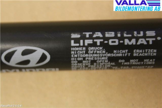 Hyundai SONATA 06-10 Gasfjäder Motorhuv