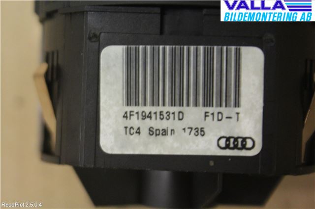 Audi A6/S6     05-11 Strömställare Ljus