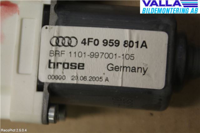 Audi A6/S6     05-11 Fönsterhiss El Kompl