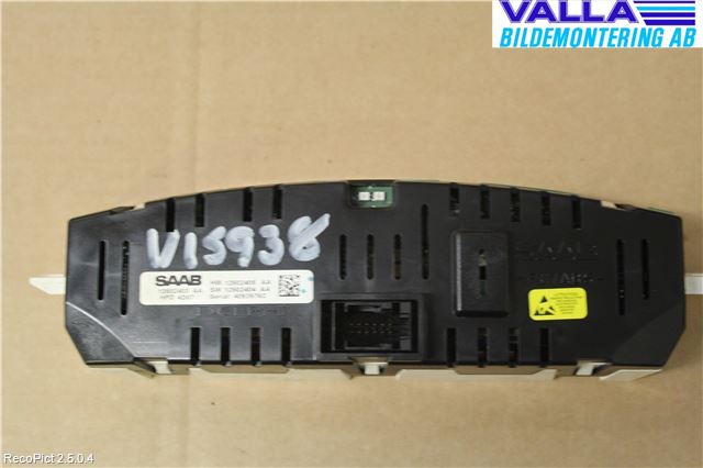 Saab 9-3 VER 2 Kontrolldisplay