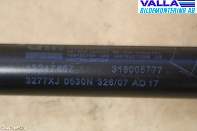 Opel VECTRA C 06-08 Gasfjäder Baklucka