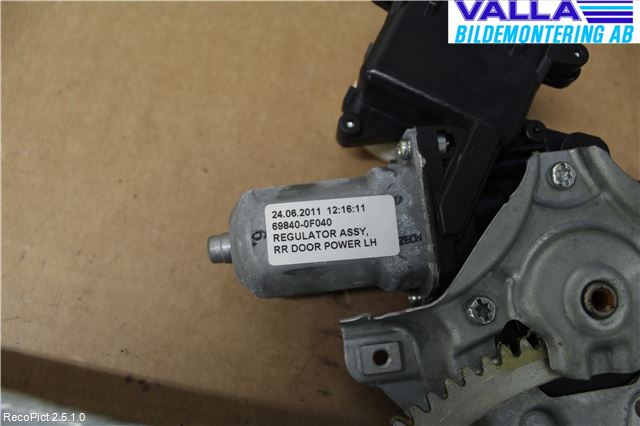 Toyota VERSO 09-18 Fönsterhiss El Kompl