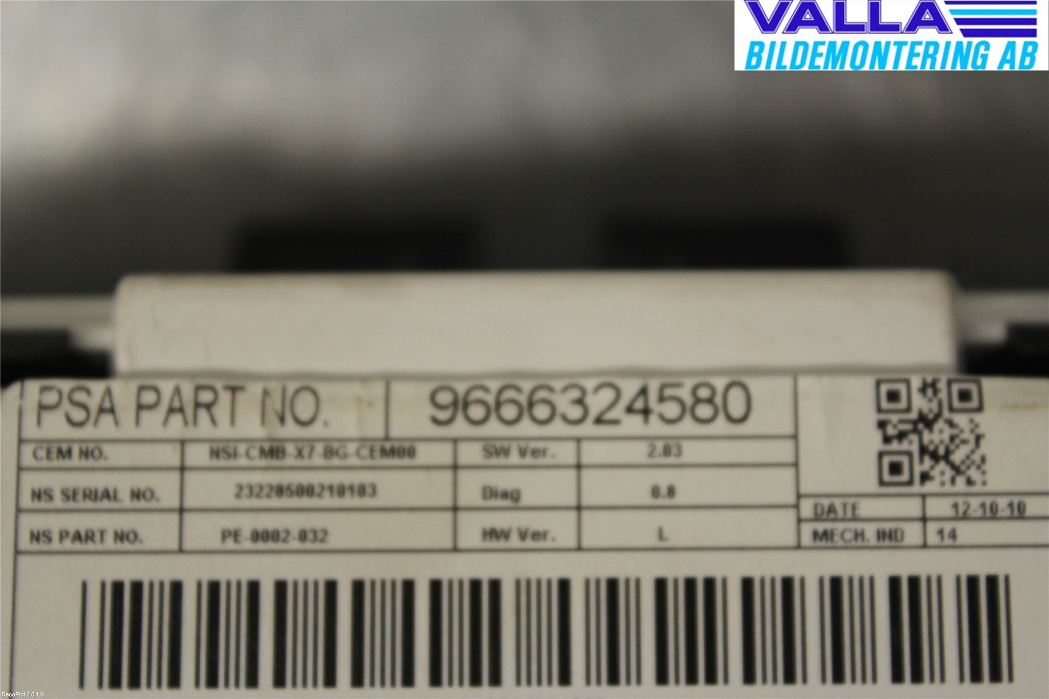 Citroen C5 08-17 Instrument Komb