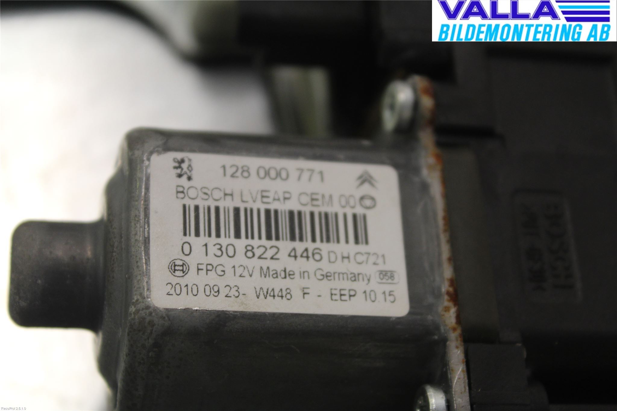 Citroen C5 08-17 Fönsterhiss El Kompl