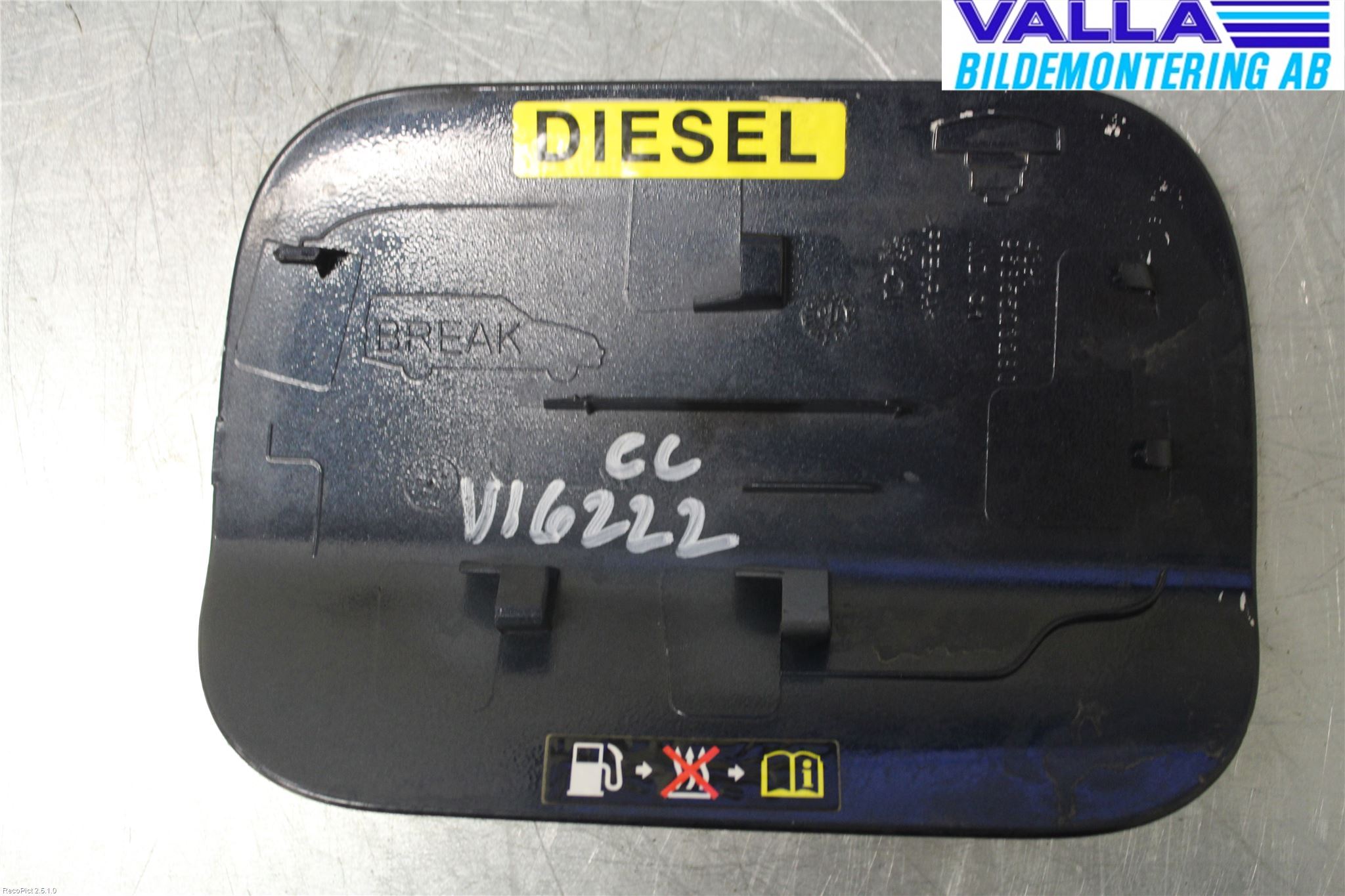 Citroen C5 08-17 Tanklucka