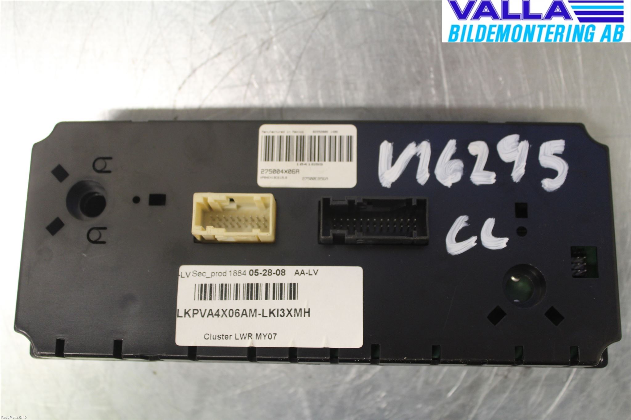 Nissan NAVARA 05-16 Ac Styrenhet Ac Manöveren