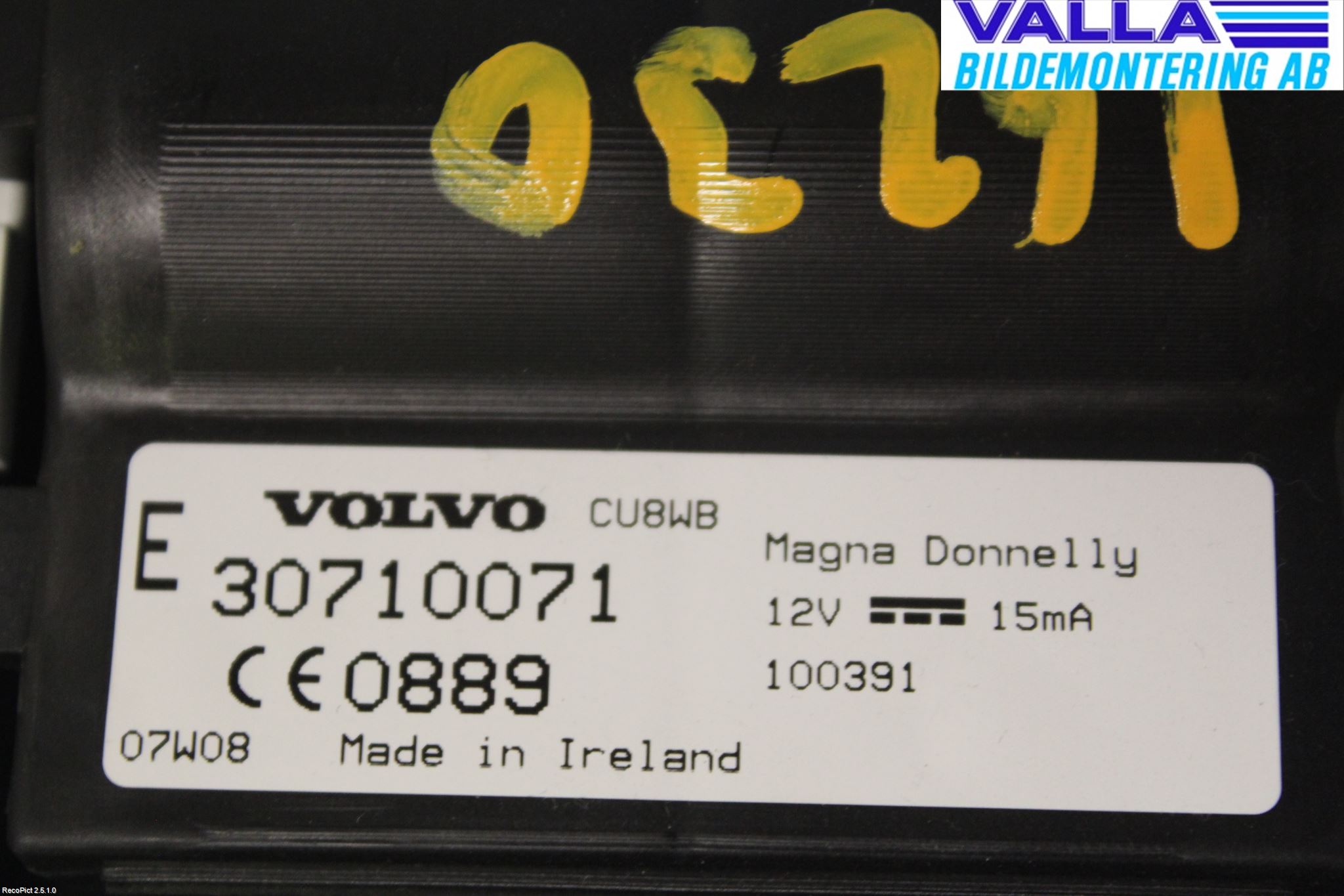 Volvo C30 07-10 Instrument Komb