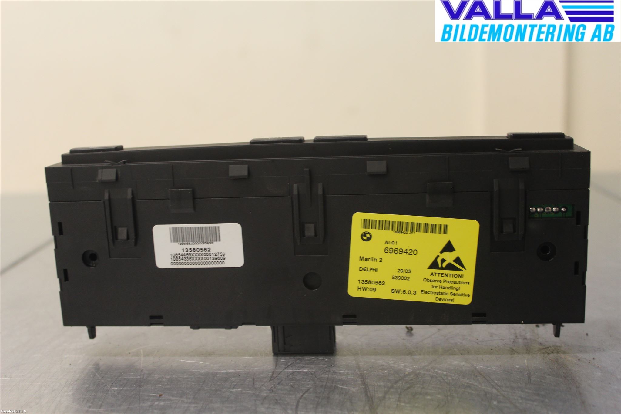 BMW 5 E60/61 Sed/Tou 02-10 Strömställare Multifunktion