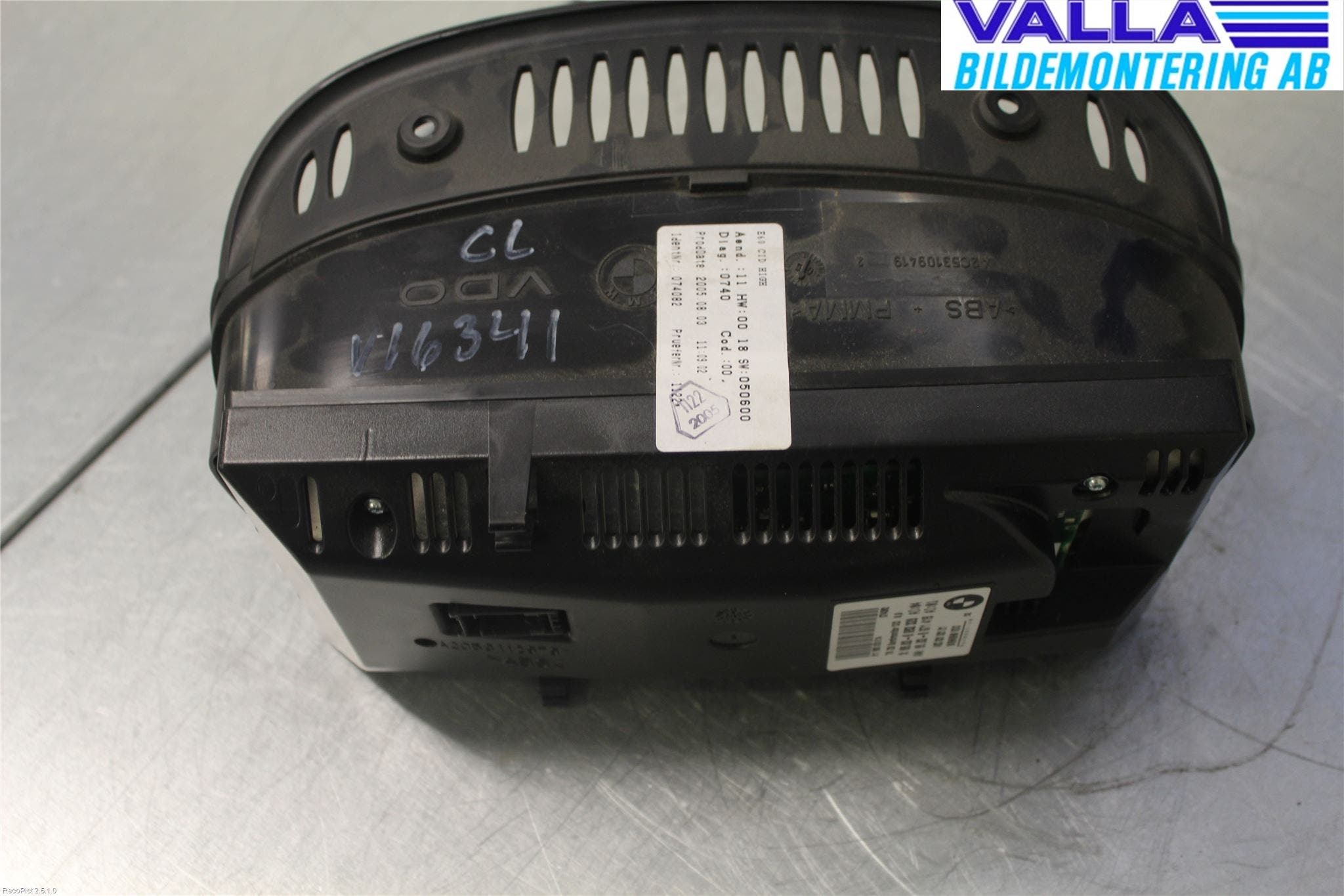 BMW 5 E60/61 Sed/Tou 02-10 Bildskärm