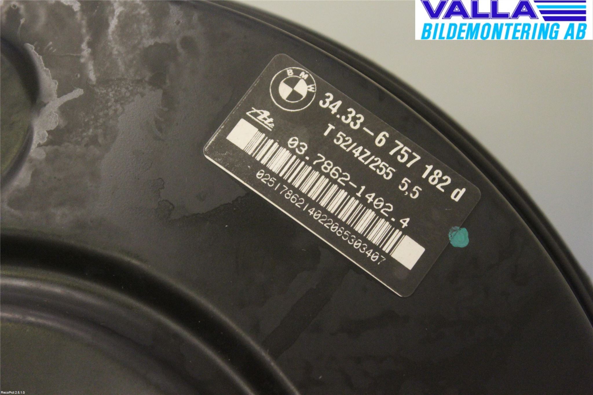 Mini COUPE R50/53 01-06 Bromsservo