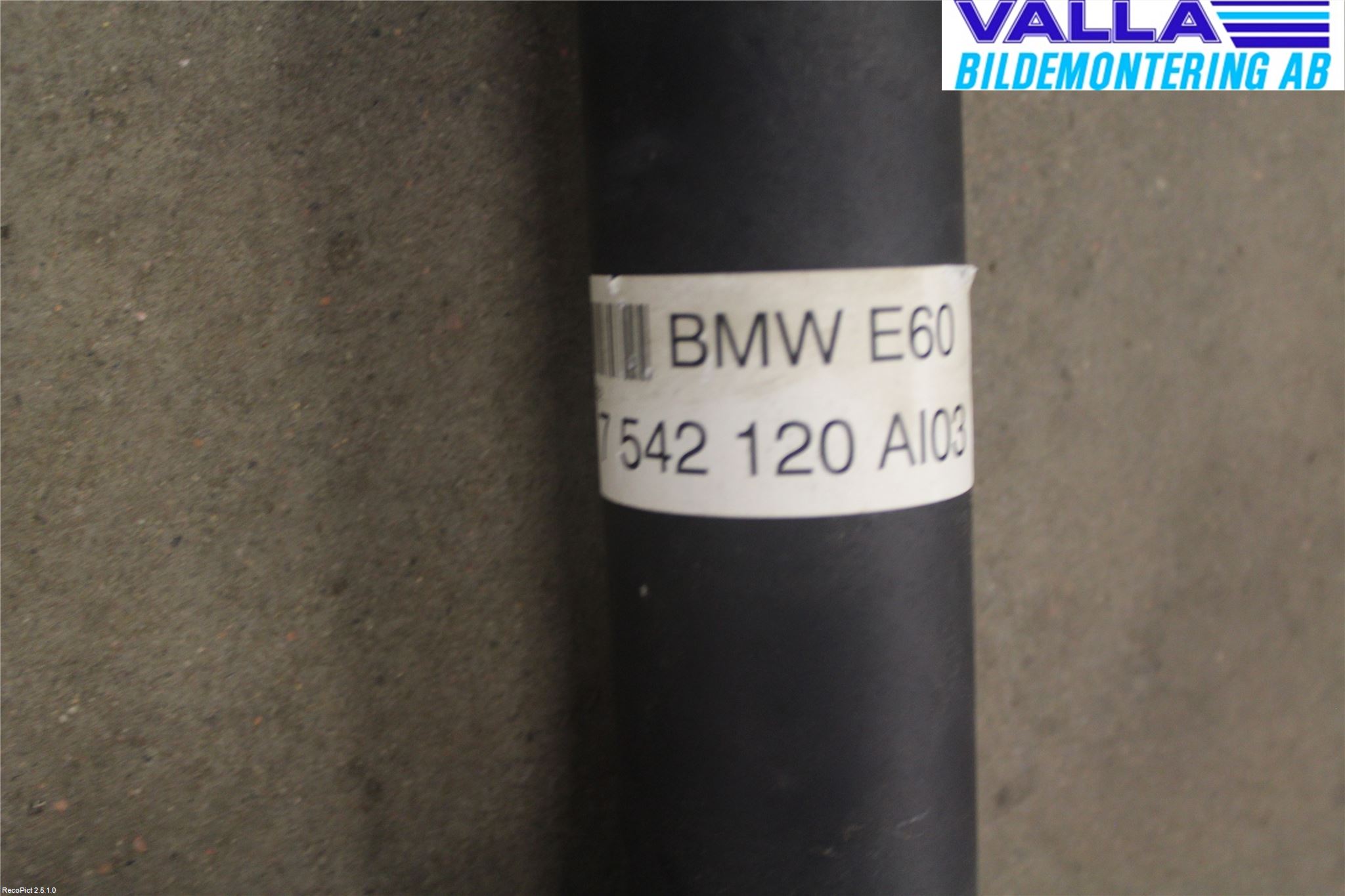BMW 5 E60/61 Sed/Tou 02-10 Mellanaxel Komp