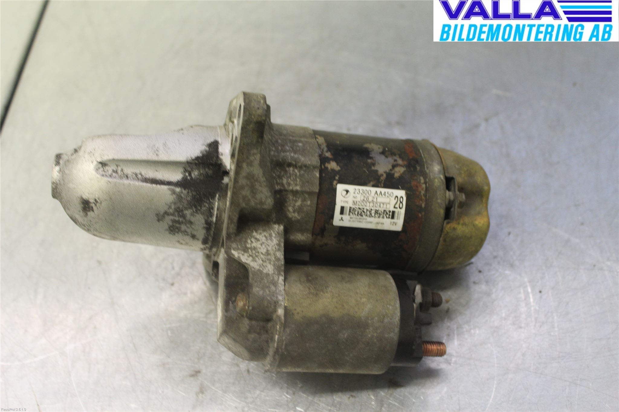 Subaru FORESTER SG 03-05 Startmotor