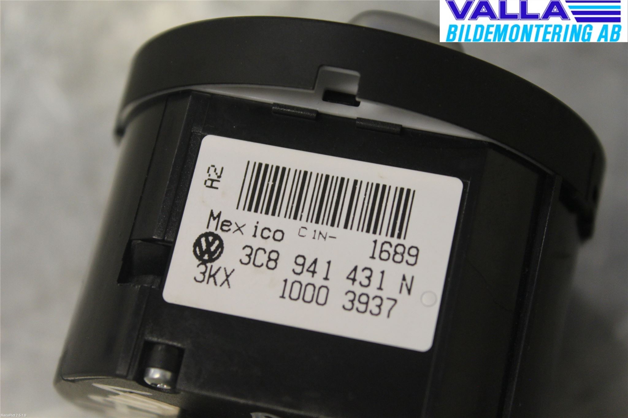 Volkswagen VW GOLF VI 09-13 Strömställare Ljus