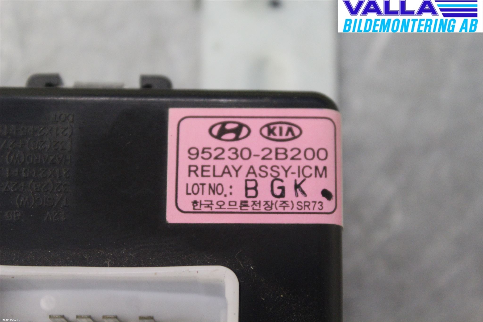 Hyundai SANTA FE  06-12 Relä Övrigt