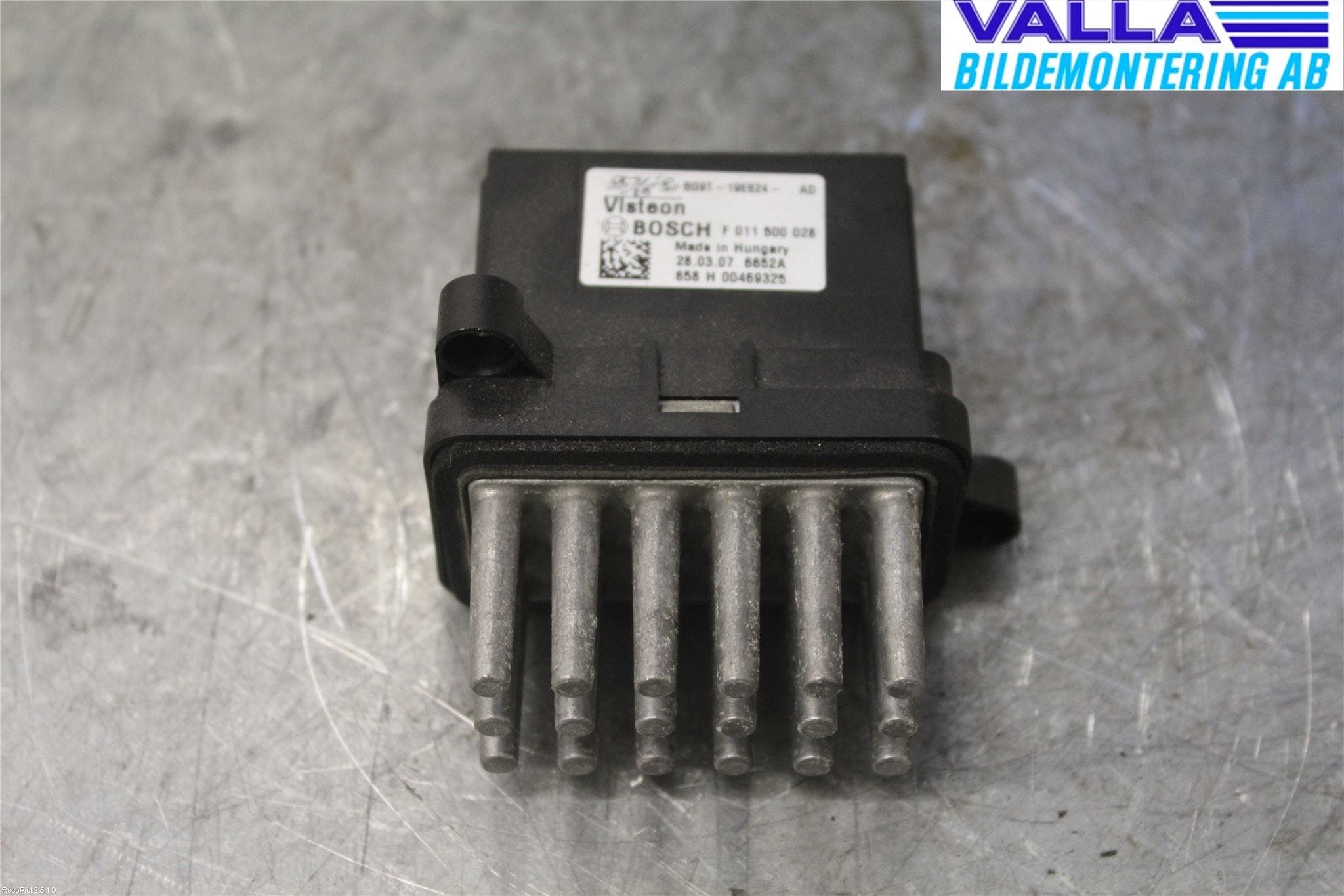 Ford MONDEO 07-15 Relä Värmefläkt