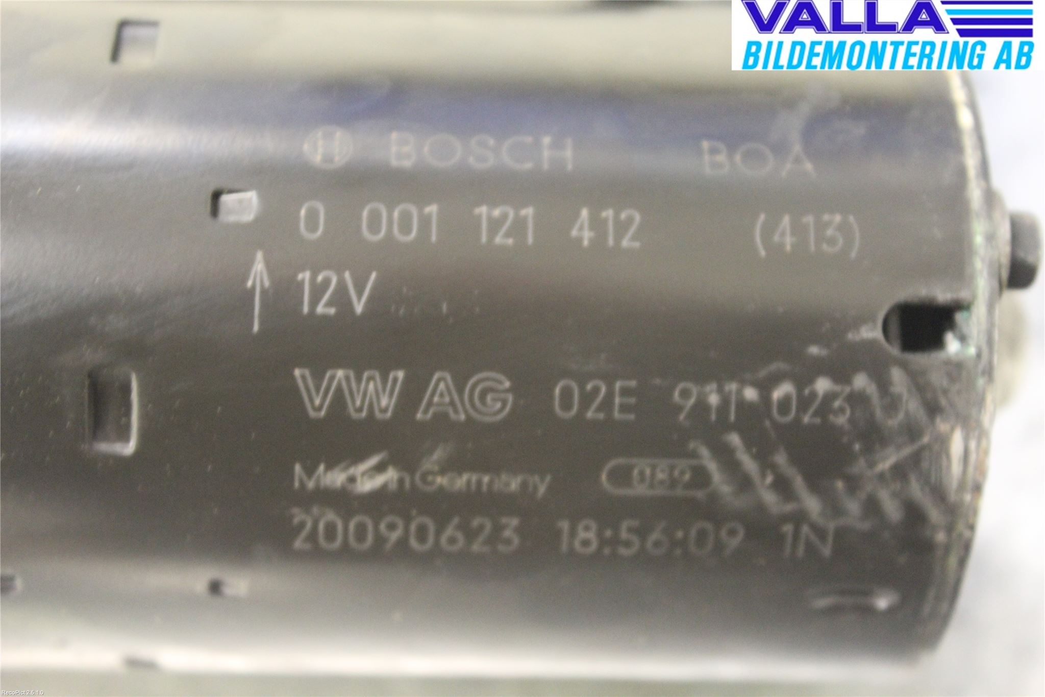 Volkswagen VW GOLF VI 09-13 Startmotor