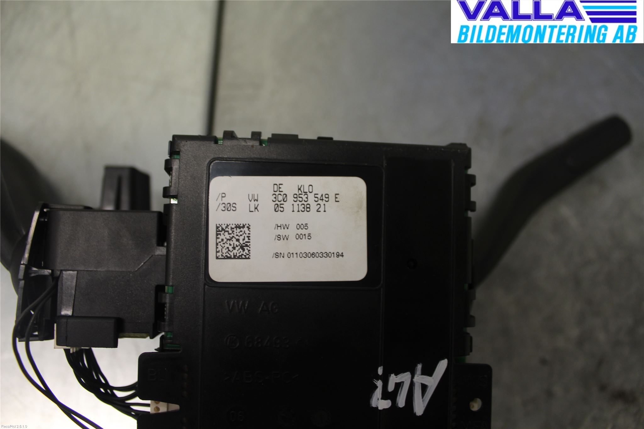 Volkswagen VW PASSAT 05-11 Spakcentral